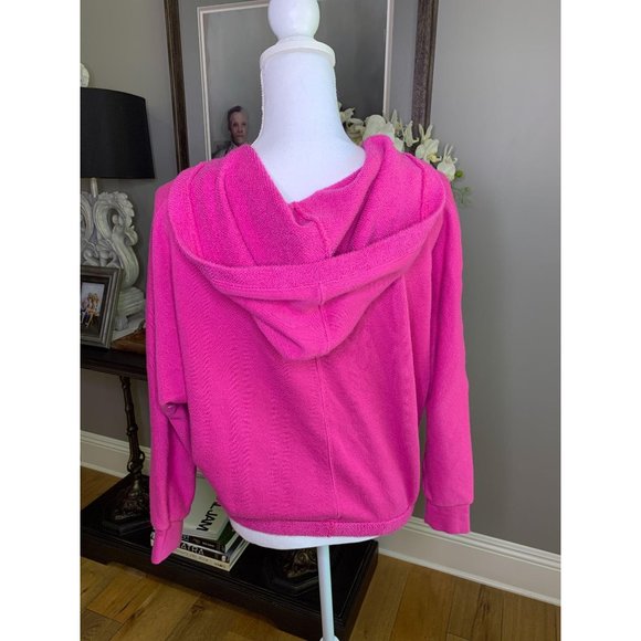 Free People Reyes Surplice Hoodie Pink XS - Picture 8 of 10